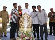 Jokowi resmikan Bendungan Margatiga Lampung Timur