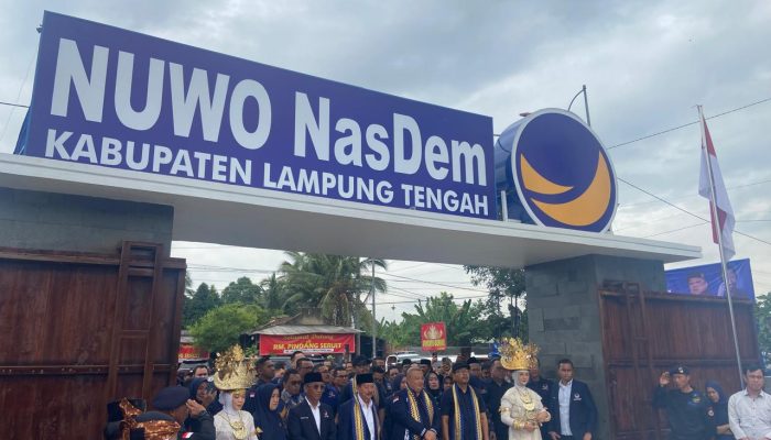 Gedung Baru Nuwo NasDem Lampung Tengah Diresmikan, Anggota DPRD Lampung Miswan Rody : Langkah Maju Menuju 2029