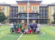 Polda Lampung dan Jurnalis Pojok Warta FC Gelar Fun Mini Soccer Peringati HPN 2025