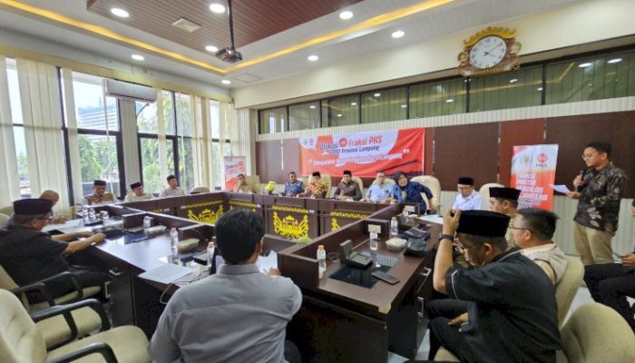 Fraksi PKS DPRD Lampung Gelar Diskusi Sambut Pemimpin Baru