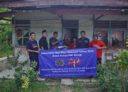 Peringati HPN dan HUT PWI, PWI Mesuji Salurkan Bantuan di Dua Kecamatan