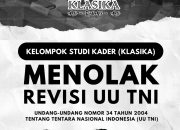 Klasika Lampung Tolak Revisi UU TNI