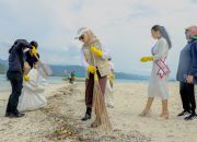 Wagub Jihan Ajak Masyarakat Bangun Kesadaran Kolektif Kelola Sampah Wisata di Pantai Mutun