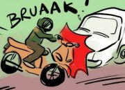 Warga dan Anak Terciprat Air Kotor, Mobil Dinas Pemda Mesuji Diduga Melaju Ugal-ugalan