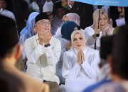 Peringati Ulang Tahun Provinsi Lampung ke-61, Mirza-Jihan ajak Warga Bershalawat