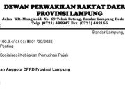 Ketua DPRD Lampung, Giri Akbar Imbau Dewan Gencar Sosialisasikan Pemutihan Saat PIP