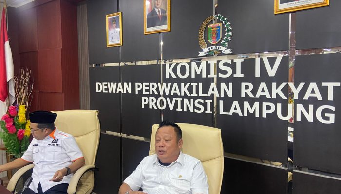 Komisi IV DPRD Lampung Kawal Prioritas Pembangunan, Gelar RDP dengan Bappeda