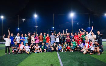 KPU, Bawaslu dan Pewarta Bangun Sinergi Lewat Fun Match Mini Soccer