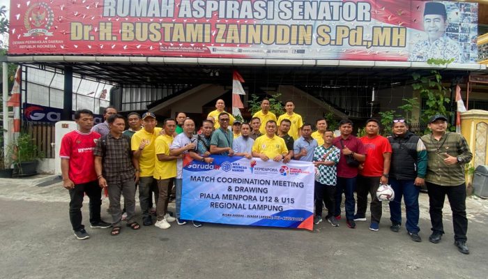Lampung Siap Gelar Piala Menpora U-12 & U-15, Bustami Ajak Desa Aktif Bangun Sepak Bola