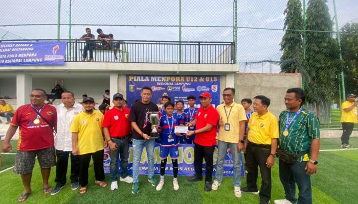 Raih Juara 1 Piala Kemenpora U-12, SSB Sairam FC Wakili Lampung ke Nasional