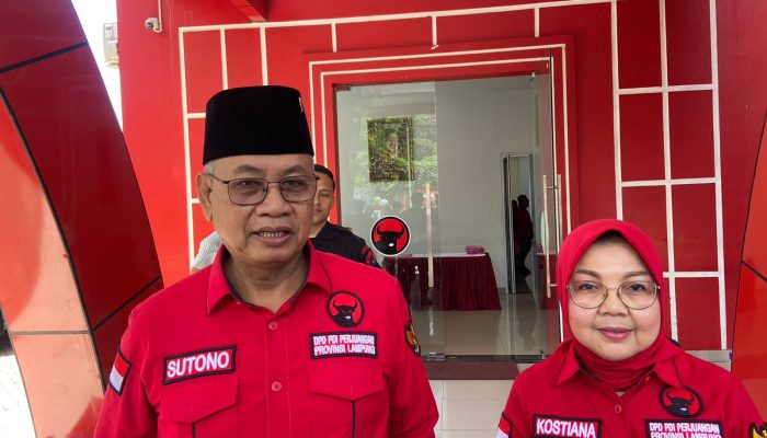 DPD PDIP Lampung Mulai Penjaringan Calon Ketua, Usulan PAC-DPC Diteruskan ke DPP
