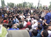 Lampung Jadi Teladan Nasional, Aksi Ribuan Massa Berjalan Damai