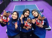 Tim Tenis Meja Beregu Putri Lampung Raih Medali Perunggu di Pornas Korpri XVII 2025
