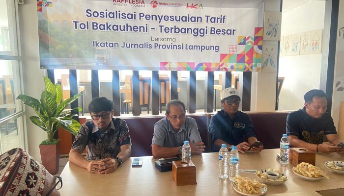 BTB Gandeng IJP Lampung Sosialisasi Penyesuaian Tarif Tol Bakter