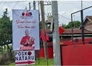 Sambut Nataru, DPC PDI Perjuangan Lampung Selatan Buka Posko