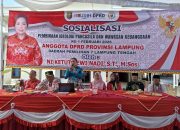 Dewi Nadi Teguhkan Pancasila di Simpang Agung