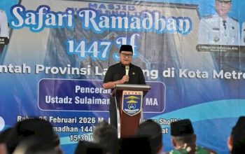 Giri Akbar Pimpin Safari Ramadan 1447 H, Soroti Percepatan Infrastruktur Metro–Lampung Tengah