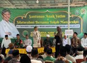 Silaturahmi Ramadan, Munir Abdul Haris Santuni Anak Yatim dan Guru Ngaji