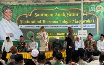 Silaturahmi Ramadan, Munir Abdul Haris Santuni Anak Yatim dan Guru Ngaji