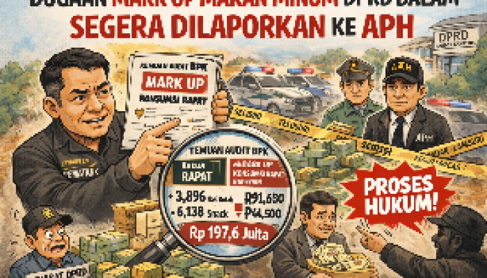 Dugaan Mark Up Makan Minum DPRD Balam Segera Dilaporkan ke APH