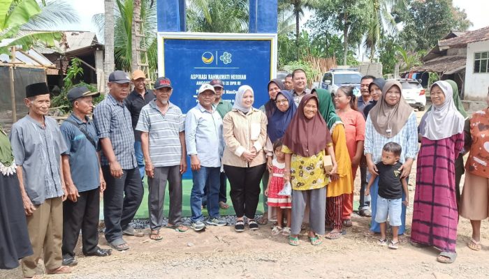 Aspirasi Rahmawati Herdian Wujudkan Akses Air Bersih di Tiga Desa Kabupaten Pesawaran