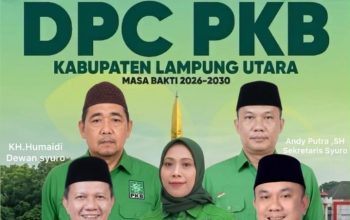 Aleg Lampung Khoir Nahkodai DPC PKB Lampura, Siap Wujudkan Target Tiga Besar PKB
