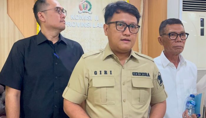 DPRD Lampung Buka Seluruh Postur APBD, Giri: Uang Rakyat Harus Tepat Sasaran