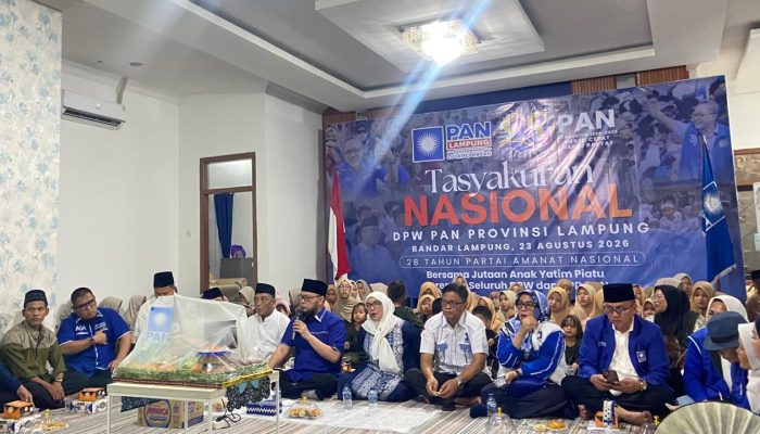 Rayakan HUT ke-28, PAN Lampung Tebar Manfaat untuk Masyarakat